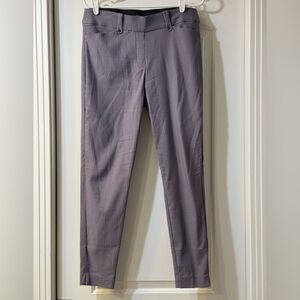 Maurices Lavender Textured Slim Pull On Pants